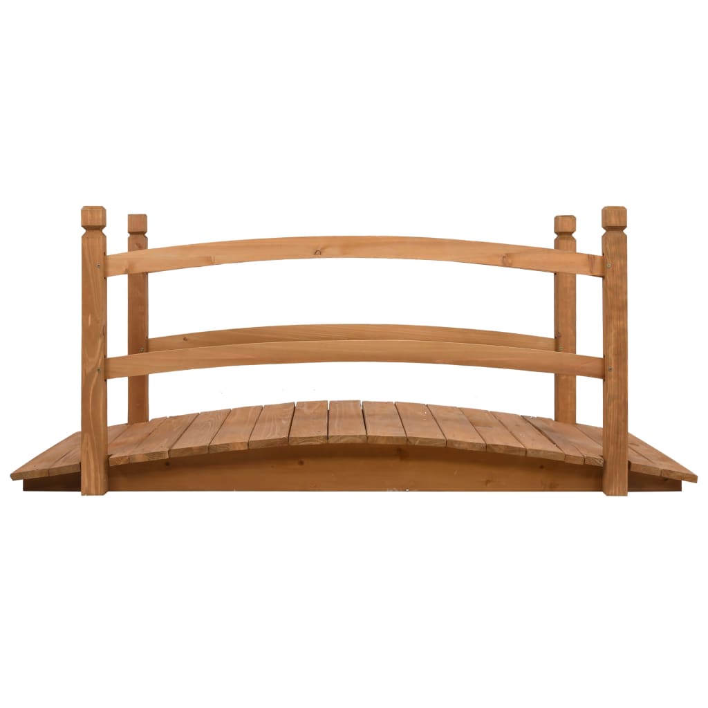 Vidaxl Garden Bridge 140x60x60 cm Solid Pinewood