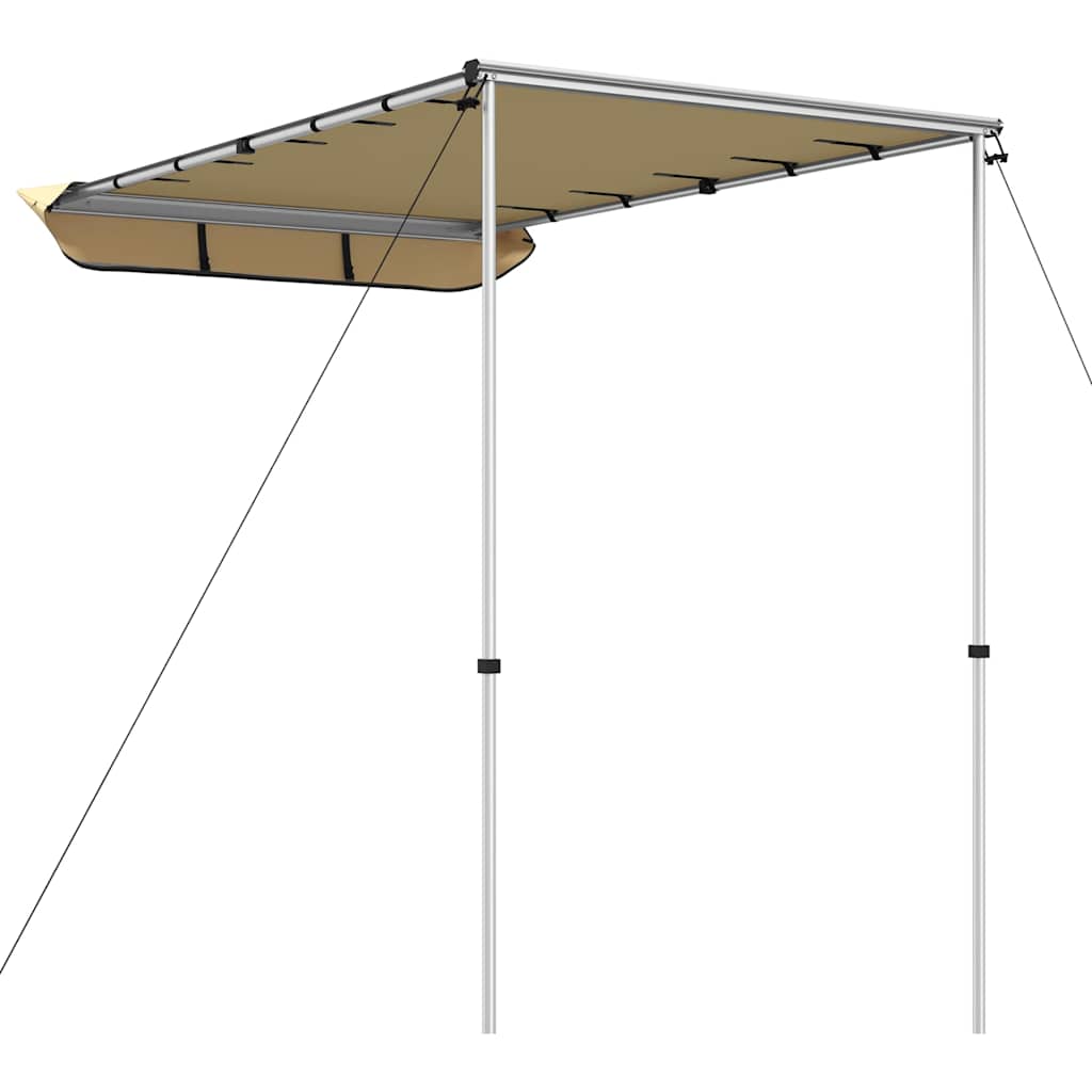 Vidaxl luifel voor camper en caravan 1,8x2,5x2,15 m beige