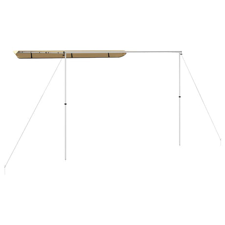 Vidaxl luifel voor camper en caravan 2,4x2x2,15 m beige