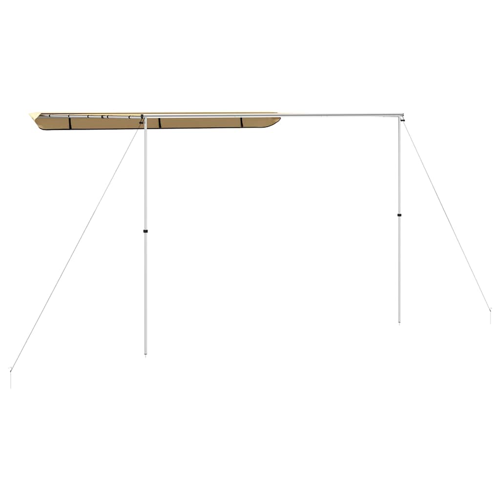 Vidaxl luifel voor camper en caravan 2,4x3x2,15 m beige