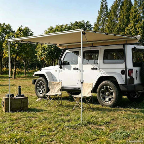 Vidaxl luifel voor camper en caravan 4x2x2,15 m beige