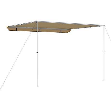 Vidaxl luifel voor camper en caravan 4x2,5x2,15 m beige