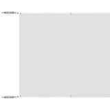 Vidaxl luifel verticaal 60x1000 cm oxford stof wit
