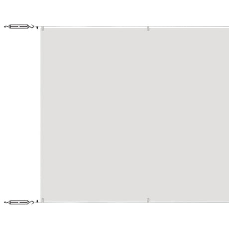 Vidaxl luifel verticaal 140x600 cm oxford stof wit