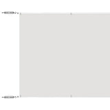 Vidaxl luifel verticaal 180x800 cm oxford stof wit