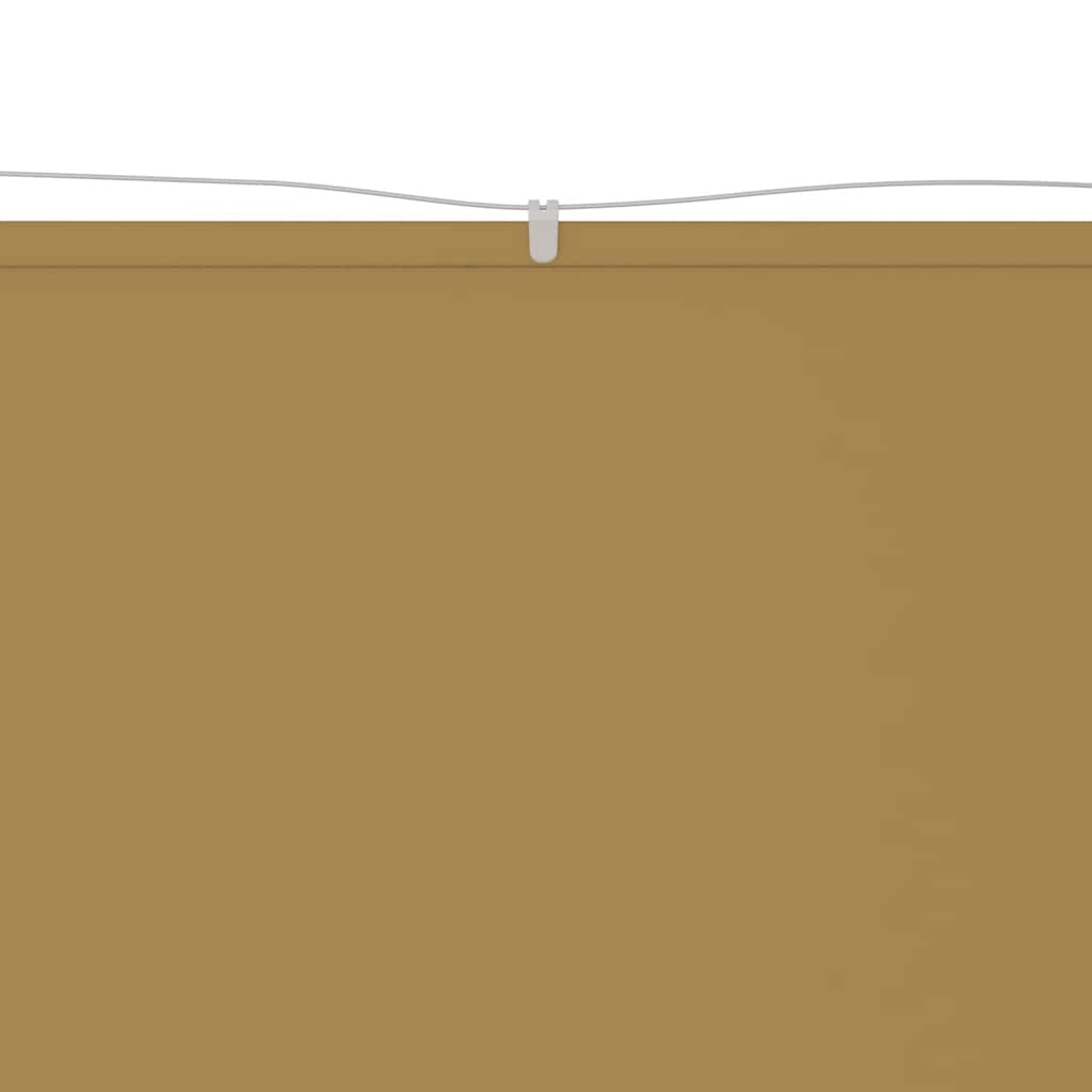 Vidaxl luifel verticaal 60x600 cm oxford stof beige