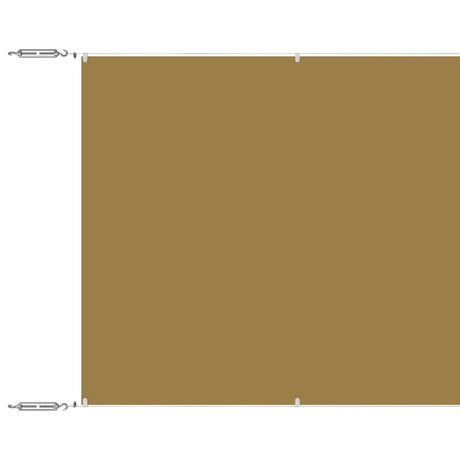 Vidaxl luifel verticaal 60x1200 cm oxford stof beige