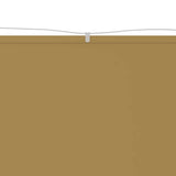 Vidaxl luifel verticaal 100x1000 cm oxford stof beige