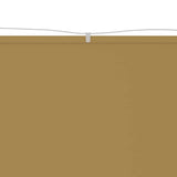 Vidaxl luifel verticaal 100x1200 cm oxford stof beige