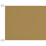 Vidaxl luifel verticaal 140x420 cm oxford stof beige