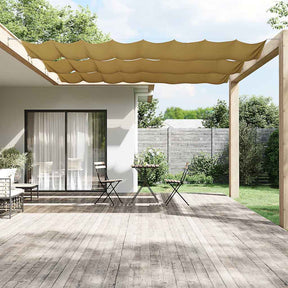 Vidaxl luifel verticaal 140x1200 cm oxford stof beige