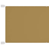 Vidaxl luifel verticaal 180x360 cm oxford stof beige