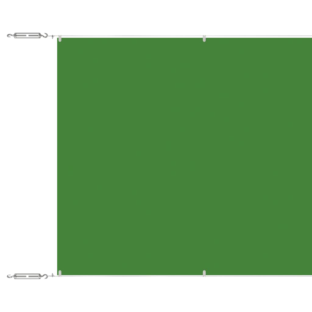 Vidaxl luifel verticaal 140x600 cm oxford stof lichtgroen