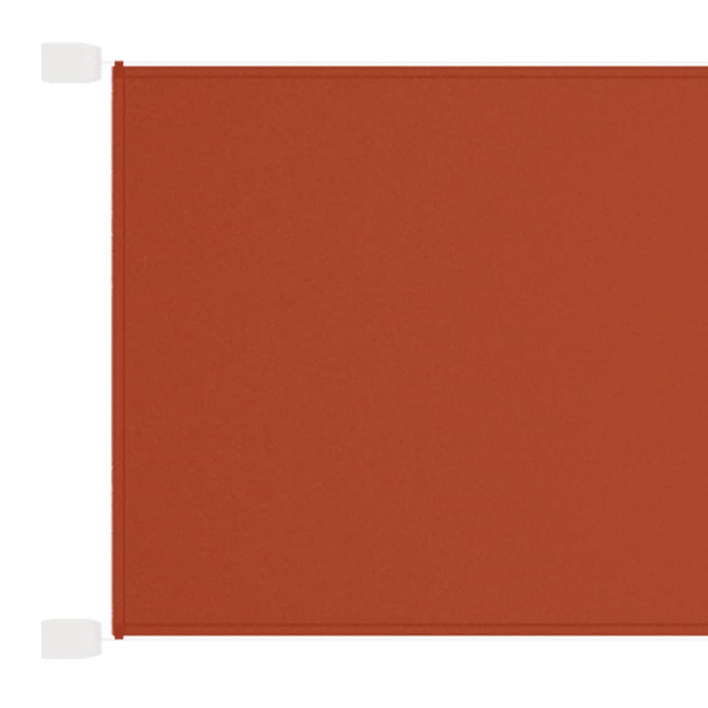 Vidaxl Luifel Vertical 60x600 CM Oxford Fabric Terracotta