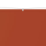 Vidaxl luifel verticaal 60x800 cm oxford stof terracottakleurig