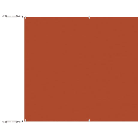 Vidaxl luifel verticaal 60x1000 cm oxford stof terracottakleurig