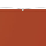 Vidaxl luifel verticaal 60x1000 cm oxford stof terracottakleurig
