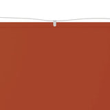 Vidaxl luifel verticaal 100x800 cm oxford stof terracottakleurig