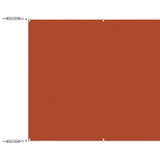 Vidaxl luifel verticaal 140x800 cm oxford stof terracottakleurig