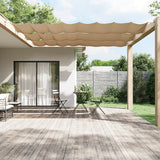 Vidaxl luifel verticaal 60x360 cm oxford stof taupe