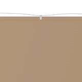 Vidaxl Luifel Vertical 60x420 cm Oxford Fabric Taupe