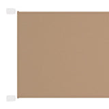 Vidaxl luifel verticaal 60x600 cm oxford stof taupe