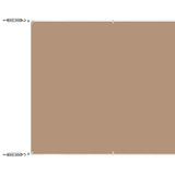 Vidaxl luifel verticaal 60x1000 cm oxford stof taupe