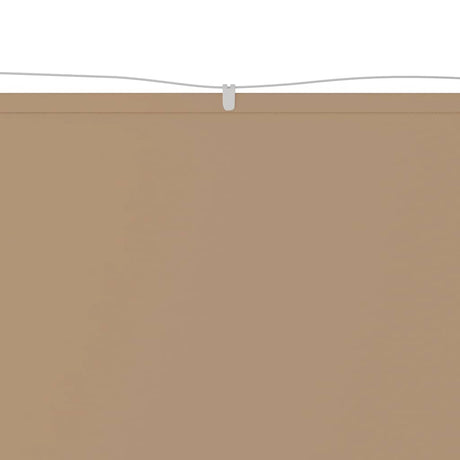 Vidaxl luifel verticaal 60x1200 cm oxford stof taupe