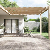 Vidaxl luifel verticaal 60x1200 cm oxford stof taupe