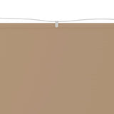 Vidaxl luifel verticaal 100x360 cm oxford stof taupe
