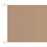 Vidaxl luifel verticaal 100x420 cm oxford stof taupe