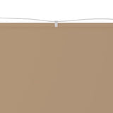 Vidaxl luifel verticaal 100x420 cm oxford stof taupe