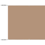 Vidaxl luifel verticaal 100x100 cm oxford stof taupe
