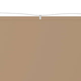 Vidaxl luifel verticaal 100x1200 cm oxford stof taupe