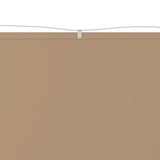Vidaxl luifel verticaal 140x420 cm oxford stof taupe