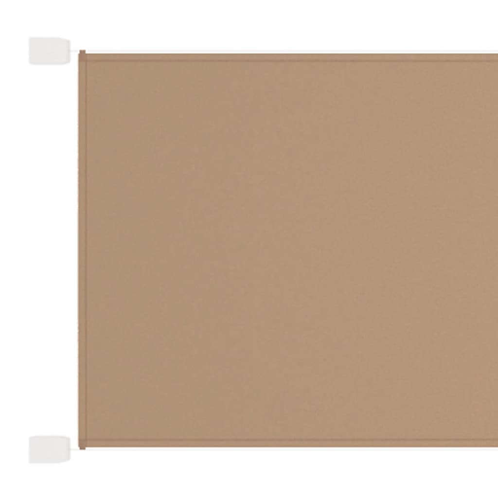 Vidaxl Luifel Vertical 200x360 cm Oxford Fabric Taupe