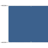 Vidaxl luifel verticaal 60x1000 cm oxford stof blauw