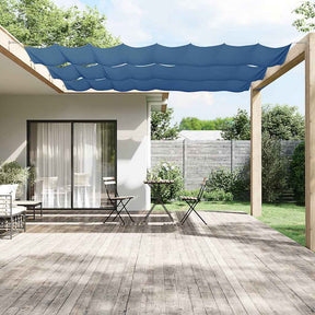 Vidaxl luifel verticaal 100x800 cm oxford stof blauw
