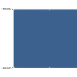 Vidaxl luifel verticaal 140x600 cm oxford stof blauw