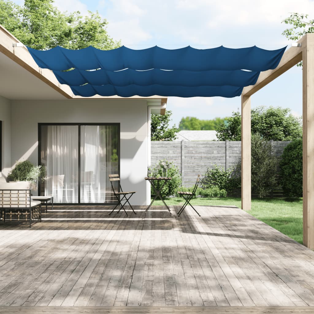 Vidaxl Luifel verticale 140x800 cm tessuto blu blu blu