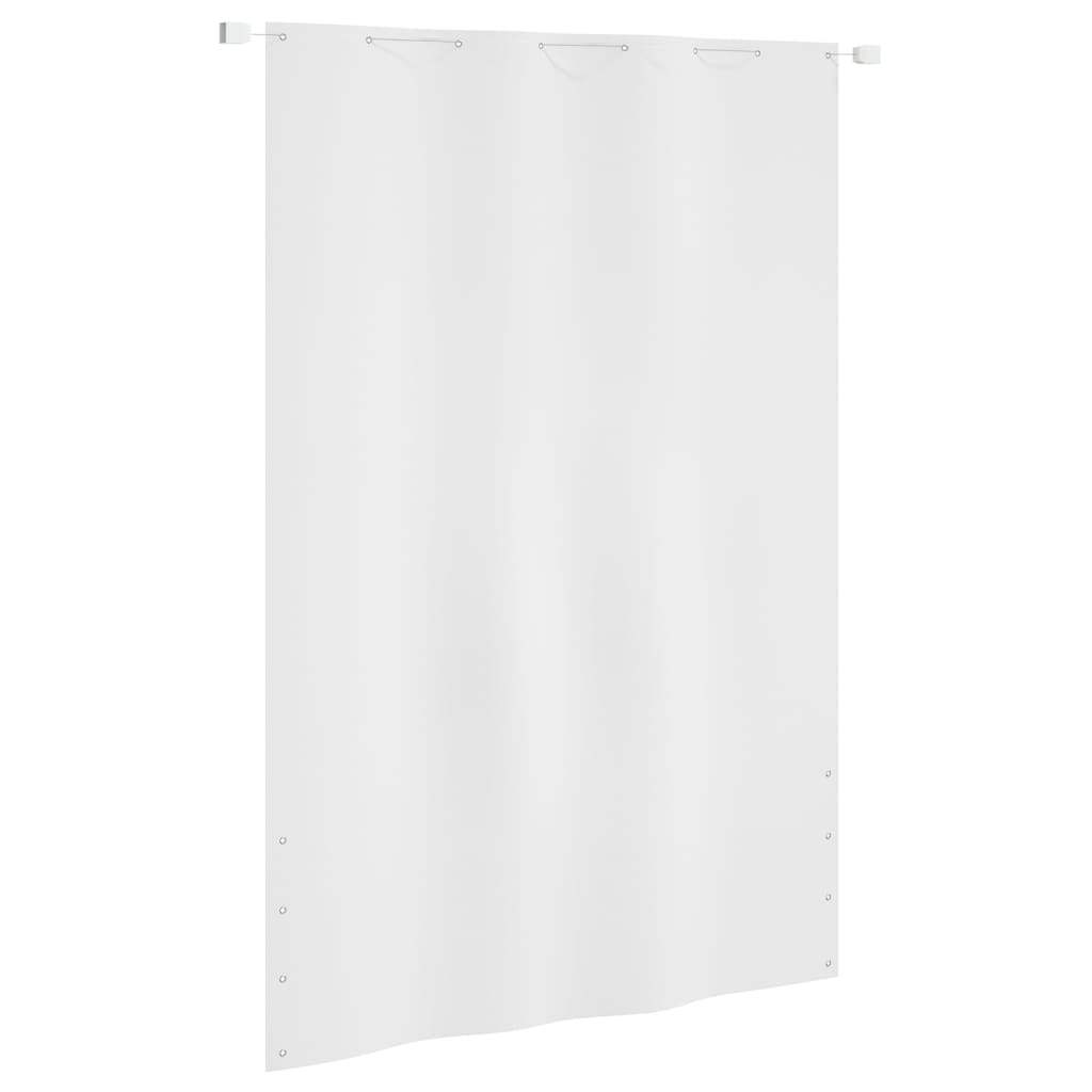 Vidaxl Balkon ekran 160x240 cm Oxford Fabric White