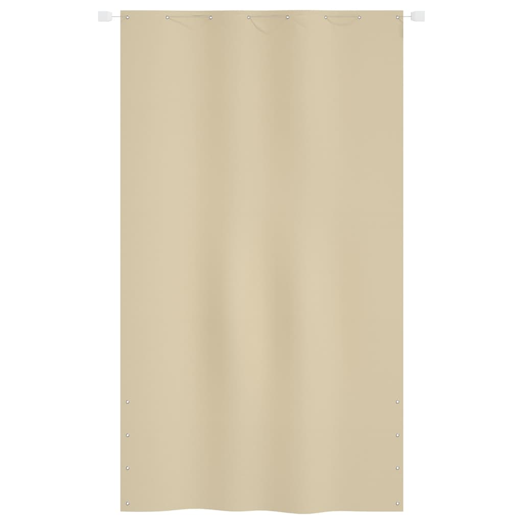 Vidaxl Balkon zaslon 140x240 cm Oxford Fabric Beige