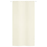 Écran de balcon Vidaxl 120x240 cm Oxford Fabric Cream -Colored