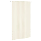 VidaXL Balcony screen 140x240 cm Oxford fabric cream -colored