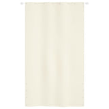 Vidaxl Balcony Screen 140x240 cm Oxford Fabric Cream -Colored