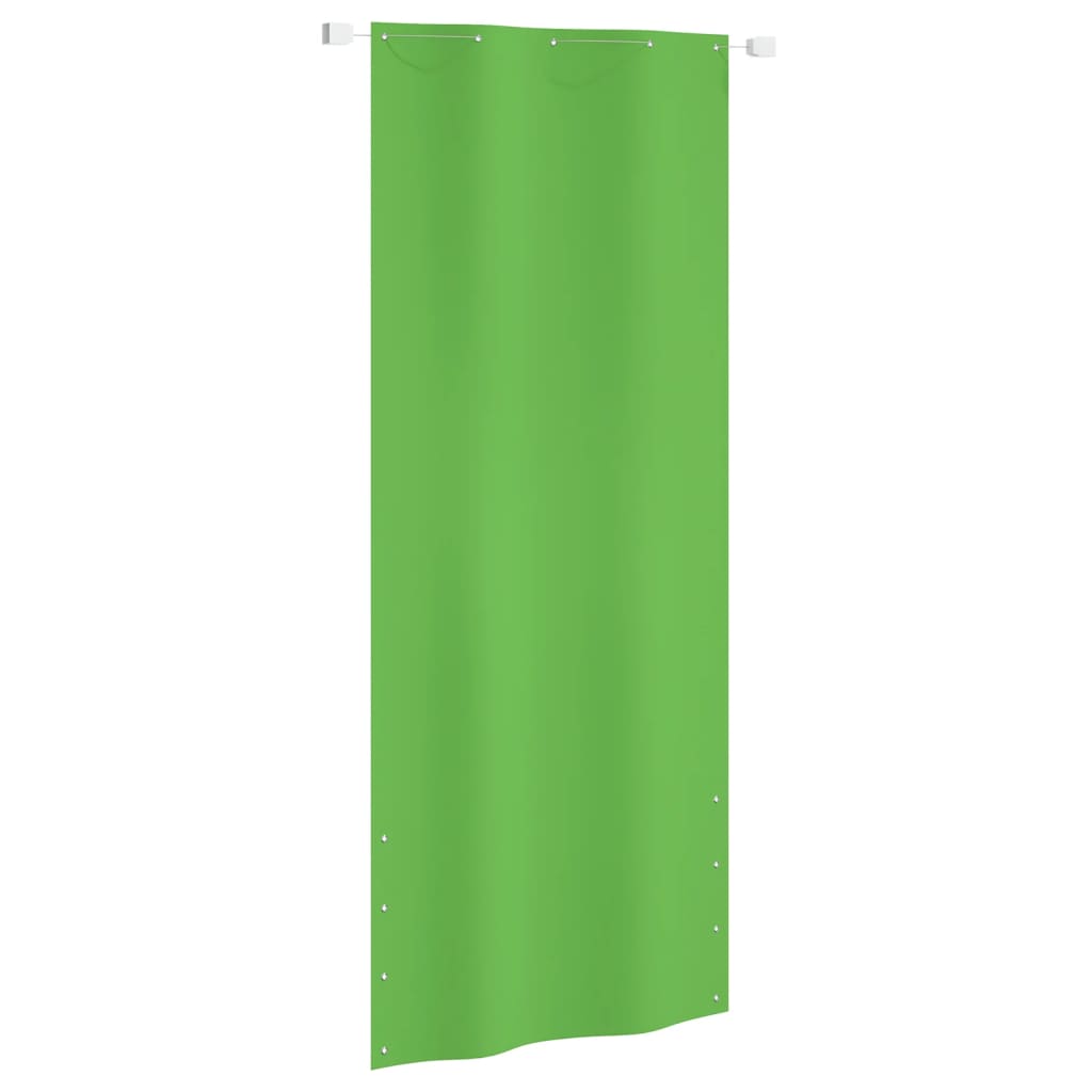 Écran de balcon Vidaxl 100x240 cm Oxford tissu vert clair