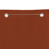 Vidaxl Balkon Bildschirm 80x240 cm Oxford Fabric Terracotta -gelöscht