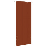 Vidaxl Balcony screen 100x240 cm Oxford fabric terracotta -colored