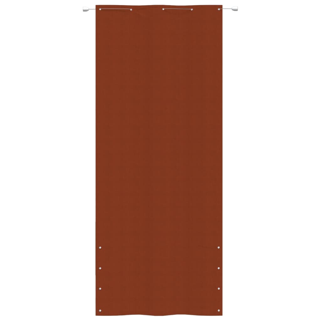 Vidaxl Balcony screen 100x240 cm Oxford fabric terracotta -colored