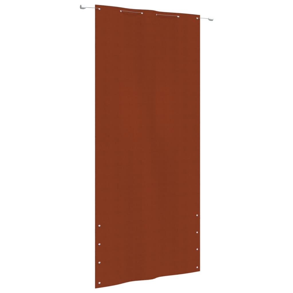 Écran de balcon Vidaxl 120x240 cm Oxford tissu terre caisse -colored